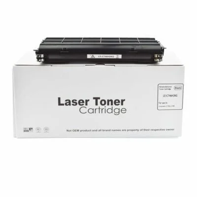 Remanufactured Lexmark C746 High Yld. Black Toner C746H2KGx746H1KG
