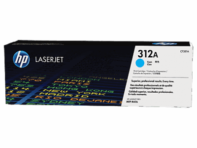 OEM HP CF381A Cyan 2700 Pages Original Toner 312A