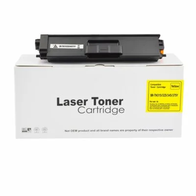 Compatible Brother HL4140 Yellow TN325Y Toner Ctg TN315Y TN320Y TN325Y TN345Y 3,500 Pages