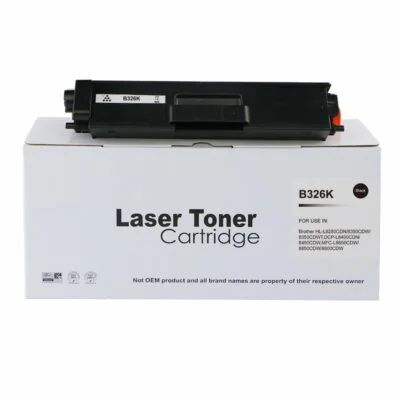 Compatible Brother HLL8250 Hi Yld Black Toner Ctg TN326BK
