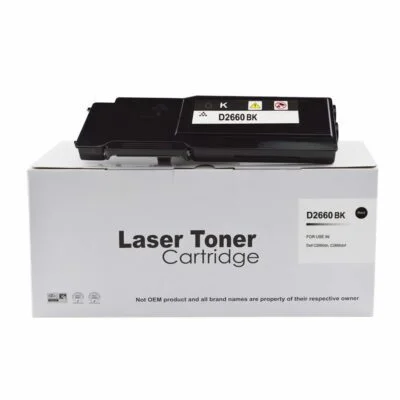 Compatible Dell C2660 Black Extra Hi Cap Toner 593-BBBU