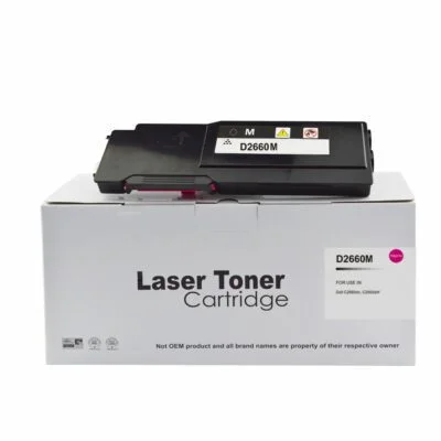 Compatible Dell C2660 Magenta Hi Cap Toner 593-BBBS