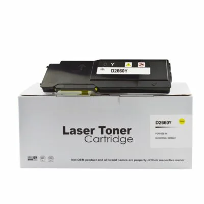 Compatible Dell C2660 Yellow Hi Cap Toner 593-BBBR
