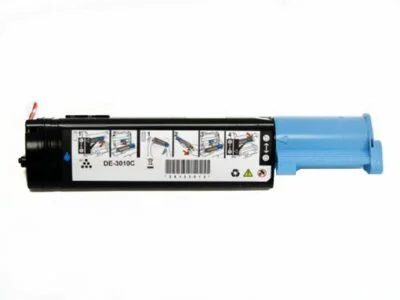 Remanufactured Dell 3010CN Cyan Toner 593-10155