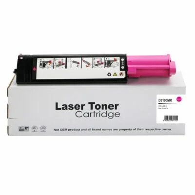 Remanufactured Dell 3100CN Magenta Hi Yld Toner Ctg 593-10062