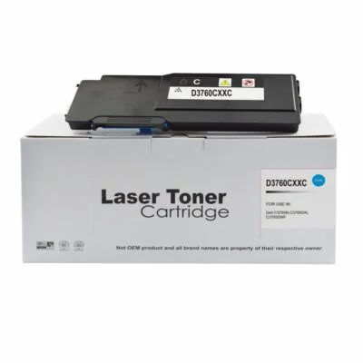 Compatible Dell C3760 Extra Hi Yield Cyan Toner DE-3760HC 593-11122