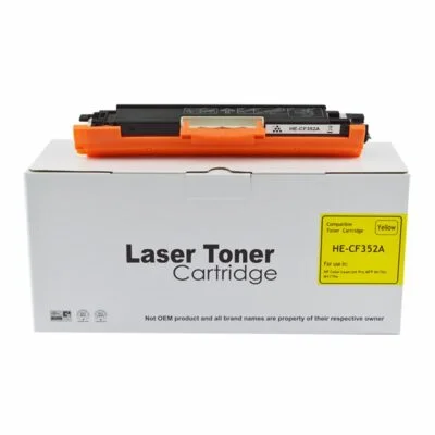 Compatible HP Laserjet Pro MFP M176 Yellow CF352A Toner also for 130A