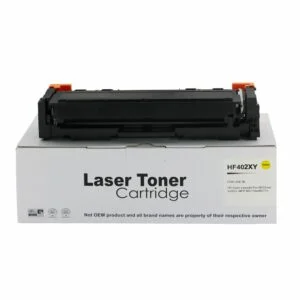 Compatible HP CF402X Yellow Hi Yld Toner also for HP 201X
