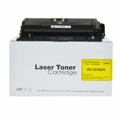 Remanufactured HP Laserjet CP4025 Yellow CE262A Toner HP648A