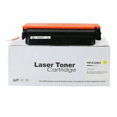 Compatible HP CF412X Yellow Hi Yld Toner also for HP 412X