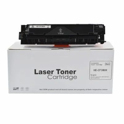 Compatible HP LJ Pro M476 CF380X  Hi Yld. Black Toner also for 312X
