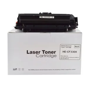 Remanufactured HP M651 CF330X Hi Yield Black Toner also for 654x