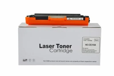 Compatible HP CE310A Black Toner Ctg also for 126A Canon 729 4370B002AA