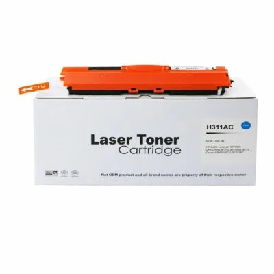 Compatible HP CE311A Cyan Toner Ctg also for 126A Canon 729 4369B002AA
