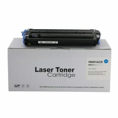 Remanufactured HP Laserjet 2600 Cyan Q6001A Toner also for Canon EP707C