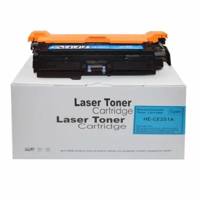 Remanufactured HP CP3525 CE251A Cyan Toner HP 504A also for Canon 723C