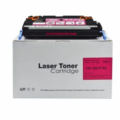 Remanufactured HP Laserjet 3600 Magenta Q6473A Toner also for Canon 711 EP711M 1658B002AA