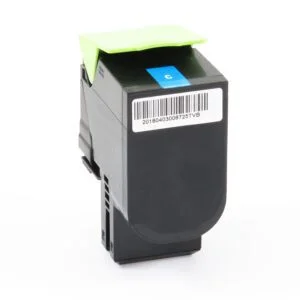 Remanufactured Lexmark CS417 Hi Cap Cyan Toner 71B0H20 71B2HC0