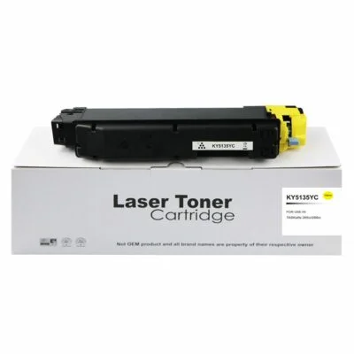 Compatible Kyocera TASKalfa 265ci TK5135Y Yellow Toner