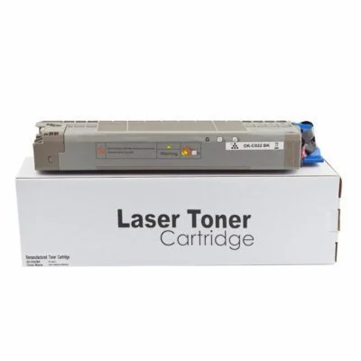 Remanufactured OKI C822 Black Toner 44844616