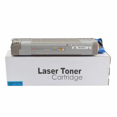 Remanufactured OKI C822 Cyan Toner 44844615