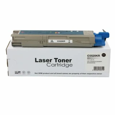 Remanufactured OKI C3520 Black Toner 43459324