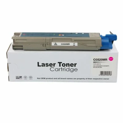 Remanufactured OKI C3520 Magenta Toner 43459322