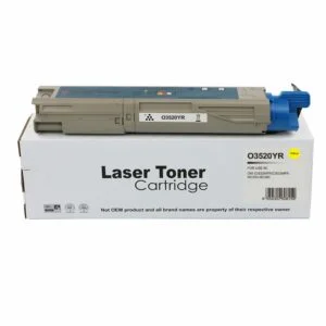 Remanufactured OKI C3520 Yellow Toner 43459321