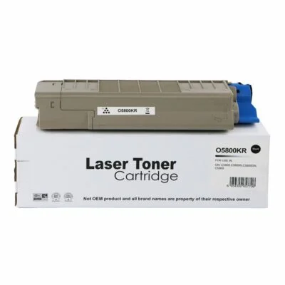 Remanufactured OKI C5800 Std Black Toner 43324424