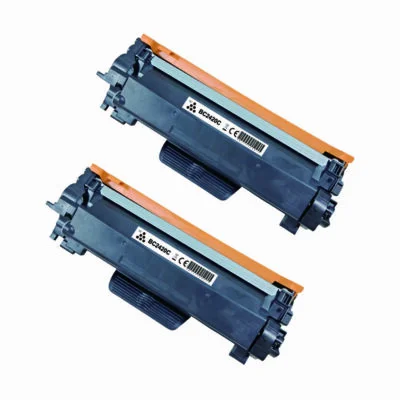 Compatible Brother HL-L2350 Hi Yld Toner TN2420 Dual Pack CHIPPED