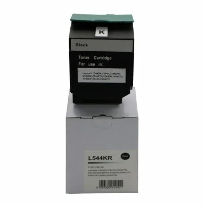Remanufactured Lexmark C544 Hi Yld Black Toner  C544xIKG C544x2KG