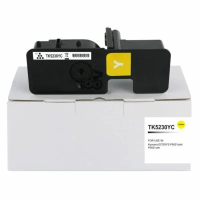 Compatible Kyocera Ecosys P5021 Hi Cap Yellow Toner TK5230Y - 1T02R9ANL0